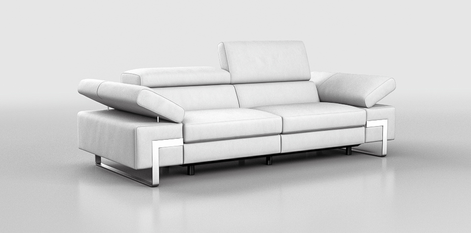 Laghina - 3 seater sofa with 2 electric recliners